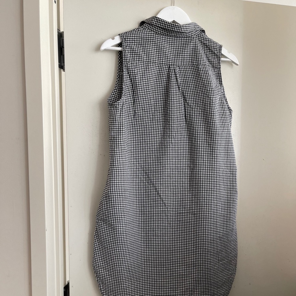 Onia Gingham Button Down Cover Up - image 5